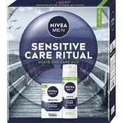 Nivea Men Box Lotion Sensitive Gift Set Vyrams kaina