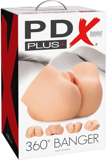 Pdx Plus 360° Banger Light realistiškas masturbatorius