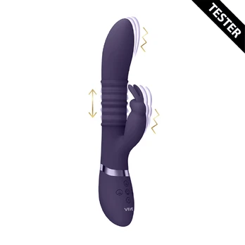 VIVE Sora Up & Down Vibrating G-Spot Rabbit, Purple, Tester Unit