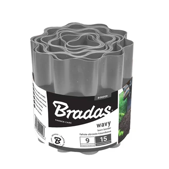 Banguotas vejos atitvaras Bradas 15 cm x 9 m, pilkas