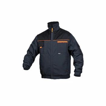 Darbinė striukė Sara Workwear, mėlyna, medvilnė/poliesteris, L dydis