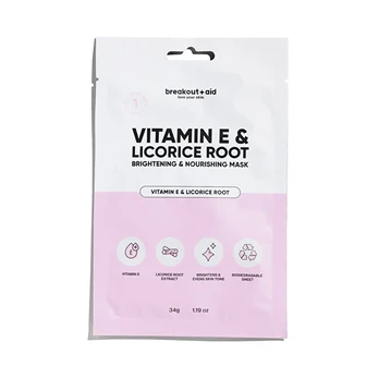 Breakout+aid - Brightening mask with vitamin E and licorice