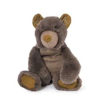 Moulin Roty Minkštas žaislas meškutis, pilkas 30cm