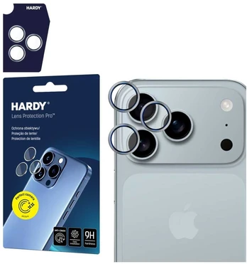 3mk HARDY Lens Protection Pro pro Apple iPhone 17 Pro /17 Pro Max Titanium Gray