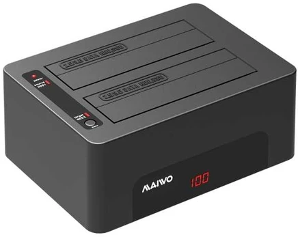 Deltacoimp Two bay HDD/SSD docking station USB 3.1 Gen 1 USBA 5 Gbps