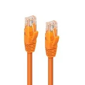 MicroConnect CAT6A UTP 0.5m Oranžinis LSZH