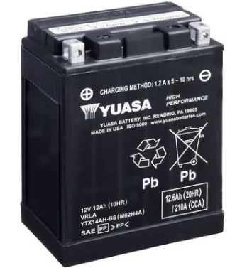 Starterio akumuliatorius YUASA YTX14AH-BS