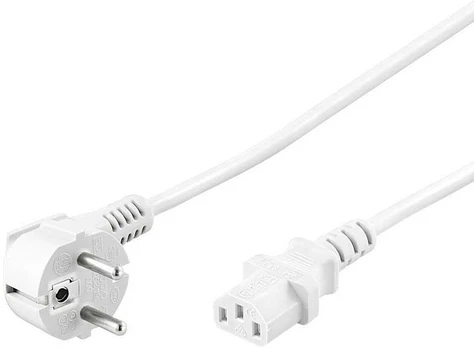 Ostatní Power cable 230V to computer 3m baltas
