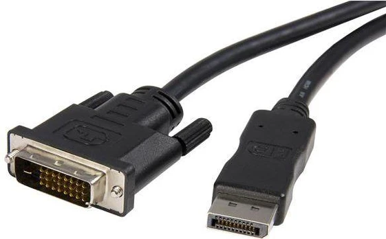 Adapteris StarTech DisplayPort To DVI Displayport, DVI, 3 m, juoda