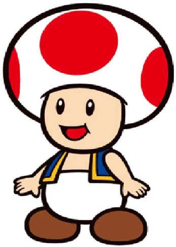 Nintendo Super Mario Bros Toad 3D cushion