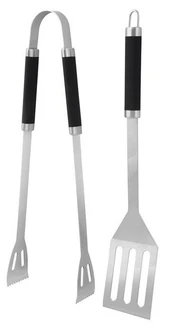 Metalinės žnyplės ir kastuvas Dangrill, 38cm