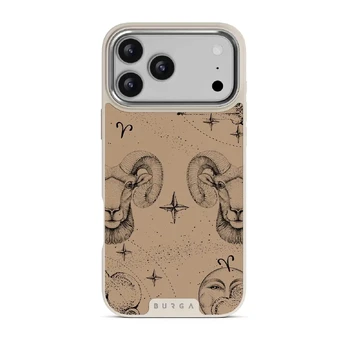 Aries - iPhone 17 Pro Max Case, Elite Light (MagSafe) / Silver / Beige