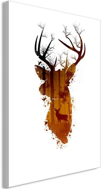 Artgeist Paveikslas - Deer in the Morning (1 Part) Vertical
