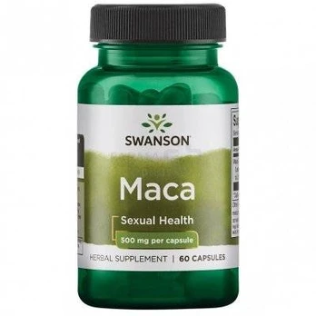 Swanson Maca 500mg 60 Kapsulių