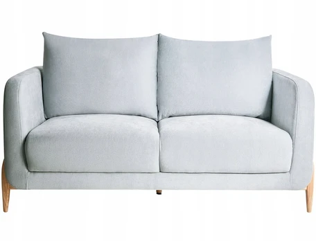 Beliani Dvivietė sofa GIMO, šenilinė, dangaus mėlynumo