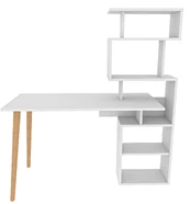 Stalas Kalune Design Vina 322RTC1315, baltas kaina