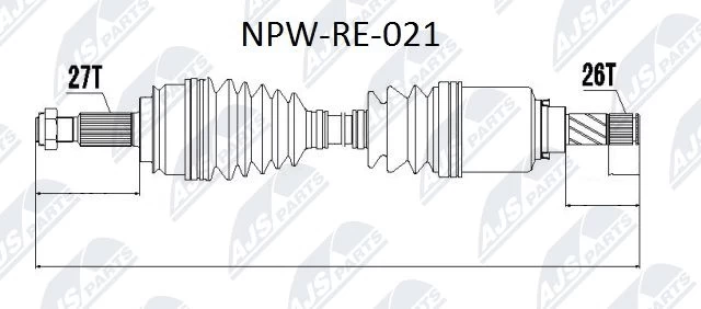 Pusašis NTY NPW-RE-021