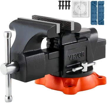 Universalus spaustuvas maks. atvėrimas 127mm 360° besisukantis pagrindas