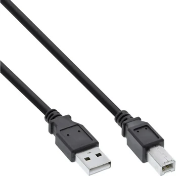 USB laidas InLine 70er B-Pack ® USB 2.0 laidas nuo A iki B juodas 2m
