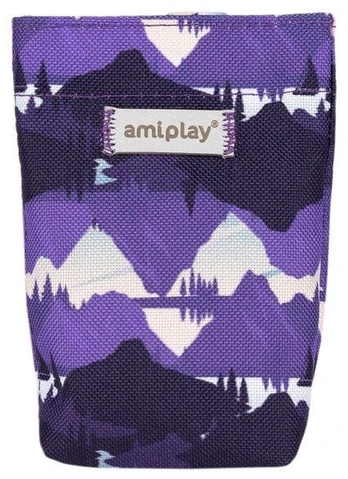 Šunų ekskrementų maišelių dėklas Amiplay BeNature, violetinė