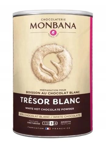 MONBANA Balta karšta šokolado Monbana Tresor Blanc 200 g