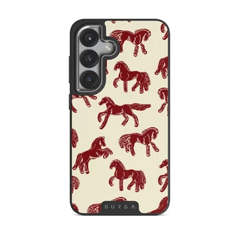 Mustang - Samsung Galaxy S25 Case, Elite Dark (Magnetic) / Silver
