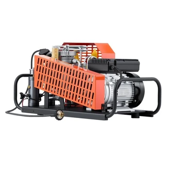 PCP oro kompresorius 4500PSI su keturiais cilindrais