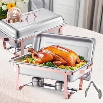 8 l talpos bufeto chafingo indų komplektas