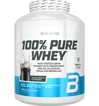 BioTech 100% Pure Whey, Black Biscuit, 2000 g