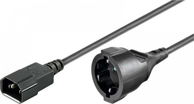 MANHATTAN maitinimo adapterio kabelis IEC320 C14 į Schuko F 1,5 m