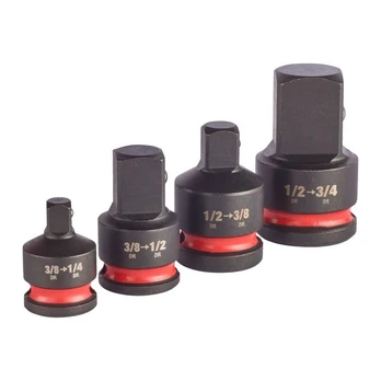 1/2; 3/8" Adapterių rinkinys vientisas 4 vnt.