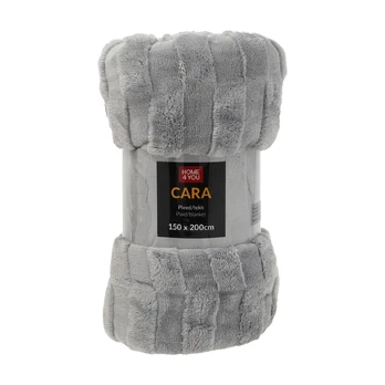Pledas Home4you Cara, pilka sp., 200 cm x 150 cm