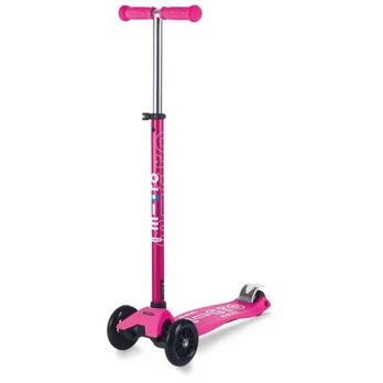 Vaikiškas paspirtukas Micro Maxi Deluxe Shocking Pink
