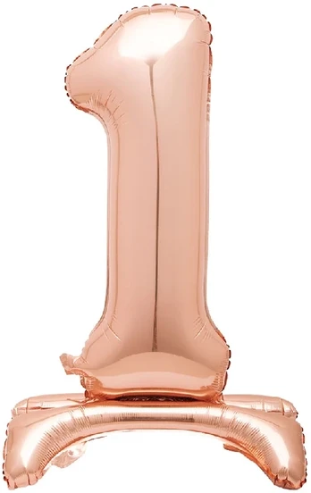 Vario spalvos pastatomas balionas - skaičius 1, 81 cm