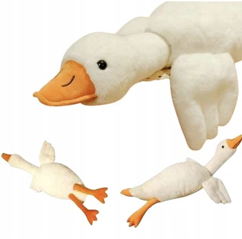pliušinis žaislas 2in1 žąsis - pagalvė, 50cm