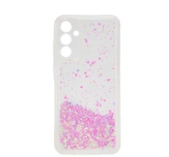 iLike Samsung Galaxy A35 Silicone Case Water Glitter Light Pink kaina