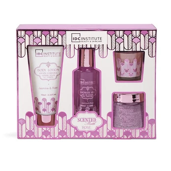 SCENTED BATH ROSÉ CASE 4 pcs
