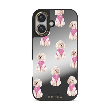 Poodle - iPhone 16 Case, Elite Mirror (MagSafe) / Gold