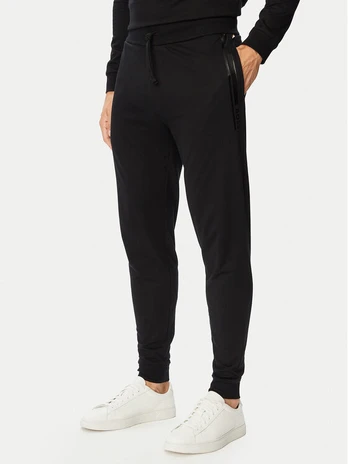BOSS Sportinės kelnės Authentic 50554784 Juoda Regular Fit