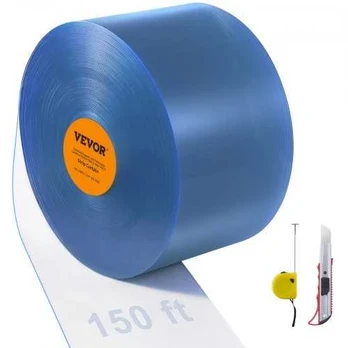 PVC juostinės durys 2500 cm x 30,5 cm vėsintuvams