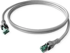 SACON DualBoot PushPull IP20 Komutacinis kabelis, Kat. 6A (EA klasė), pilkas, 2 m