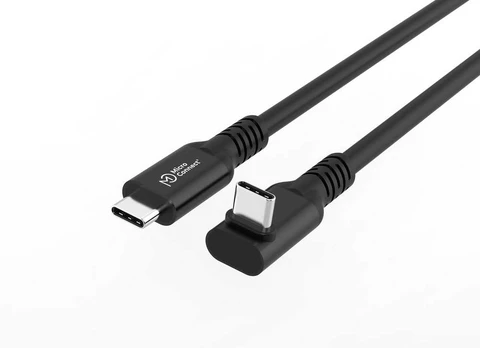 Kabelis USB MicroConnect USB-C - USB-C 1 m Juodas (USB-C 3.2 Gen 2x2 Premium)