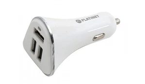 Įkroviklis Platinet, Micro USB/3 x USB, 1 m, balta kaina