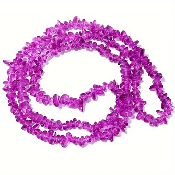 Karoliukai, Purple (about 220 Pieces)