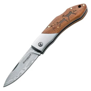 Boker Magnum Caveman Damast Sulankstomas peilis