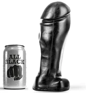 Dildo ALL BLACK DONGAS 22 cm kaina
