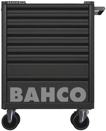 Įrankių vežimėlis Bahco E72, 8 stalčiai, 952x692x510mm, juodas