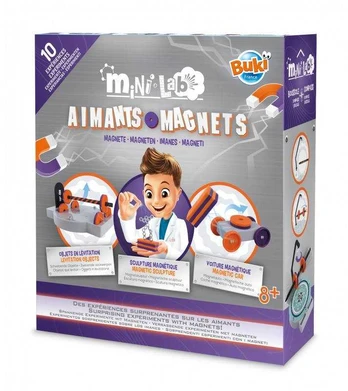 Mini laboratorija vaikams Magnetai 10 eksperimentų
