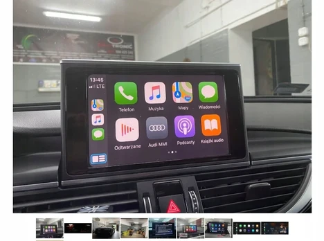 Automagnetola Audi smartphone android auto carplay aktyvavimas
