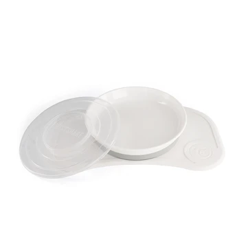 Twistshake - Click-mat mini + Plate White
